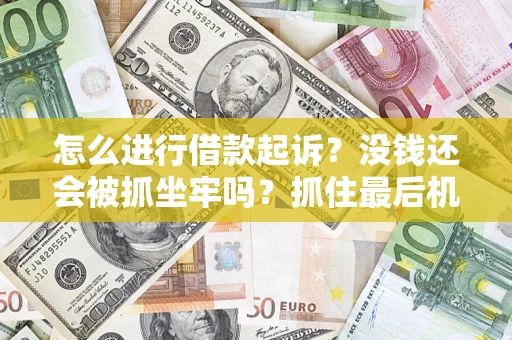 济南怎么进行借款起诉？没钱还会被抓坐牢吗？抓住最后机会！