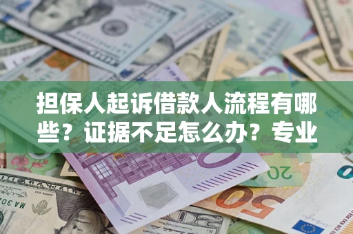 济南担保人起诉借款人流程有哪些？证据不足怎么办？专业律师解答