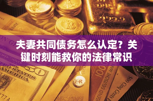 济南夫妻共同债务怎么认定？关键时刻能救你的法律常识