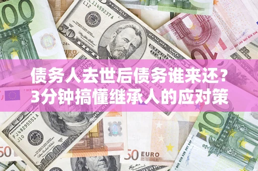 济南债务人去世后债务谁来还？3分钟搞懂继承人的应对策略