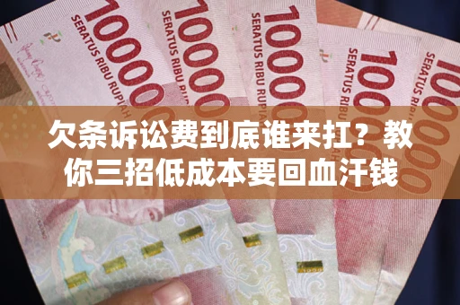 济南欠条诉讼费到底谁来扛？教你三招低成本要回血汗钱